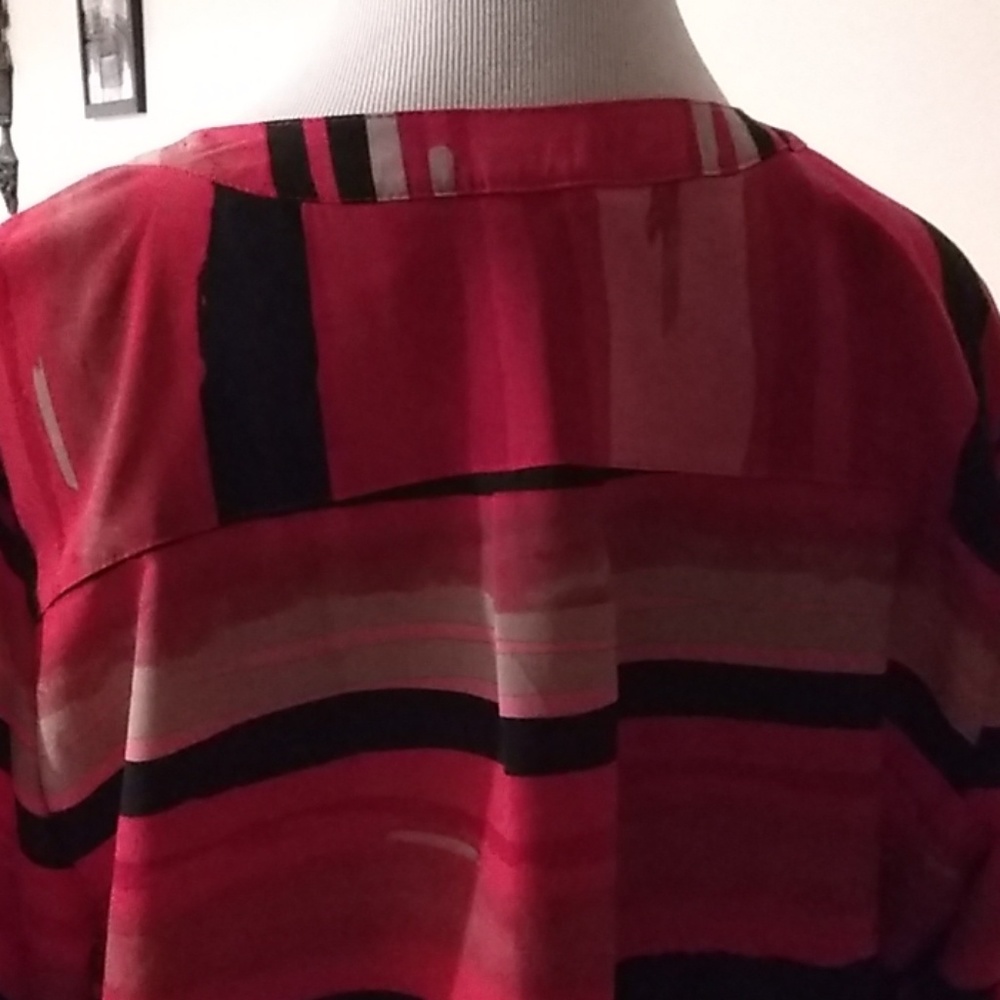 Notations Button Done Blouse Size L - image 5